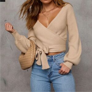 Vici Cream Knit Sweater